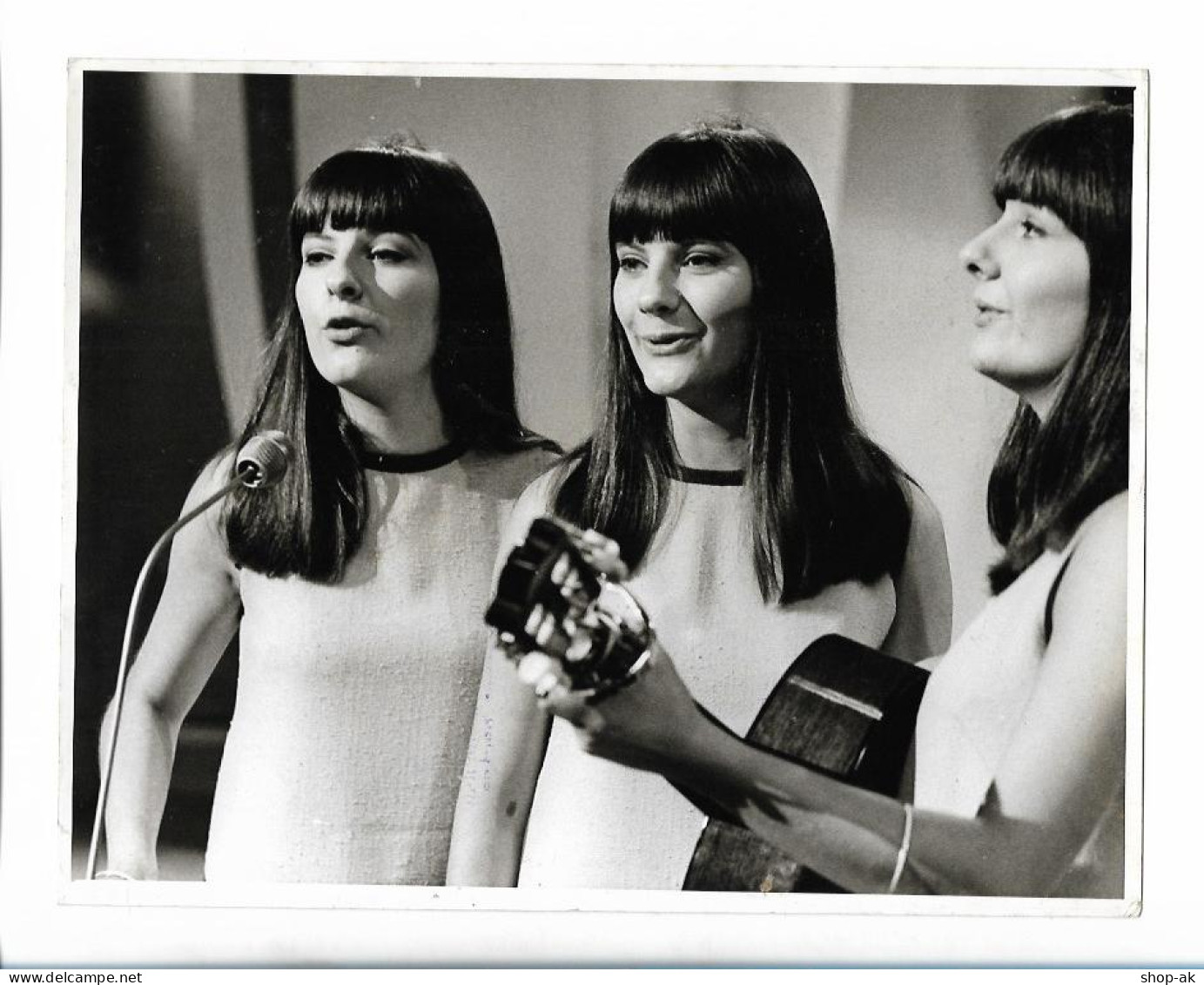 C6406/ Sängerinnen The Karlins Pressefoto Foto 21,5 X 16,5 Cm 1966 - Autres & Non Classés
