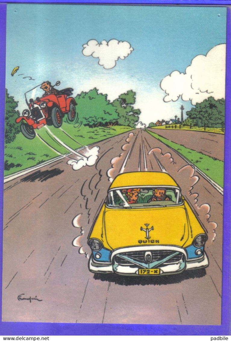 Carte Postale Bande Dessinée   Franquin  Trésors Du Journal De Spirou N° 36  Très Beau Plan - Comicfiguren