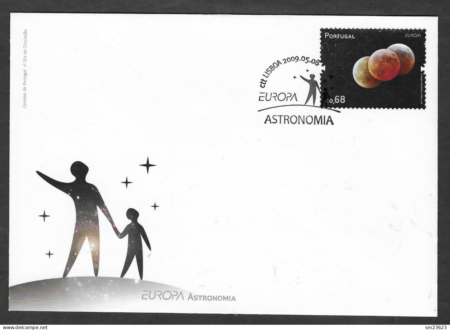 Portugal  2009  Mi.Nr. 3407 , EUROPA CEPT / Astronomie - FDC CTT Lisboa 2009.05.08 - 2009