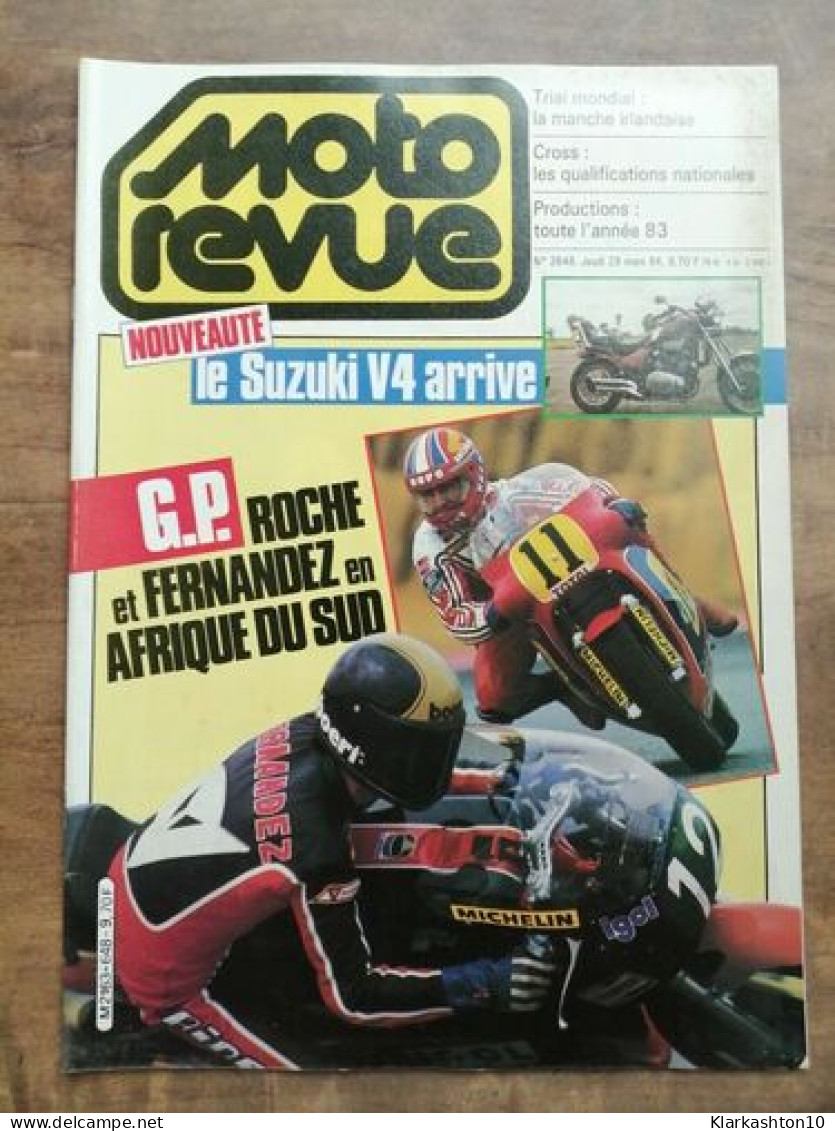 Moto Revue Nº 2648 29 Mars 1984 - Zonder Classificatie