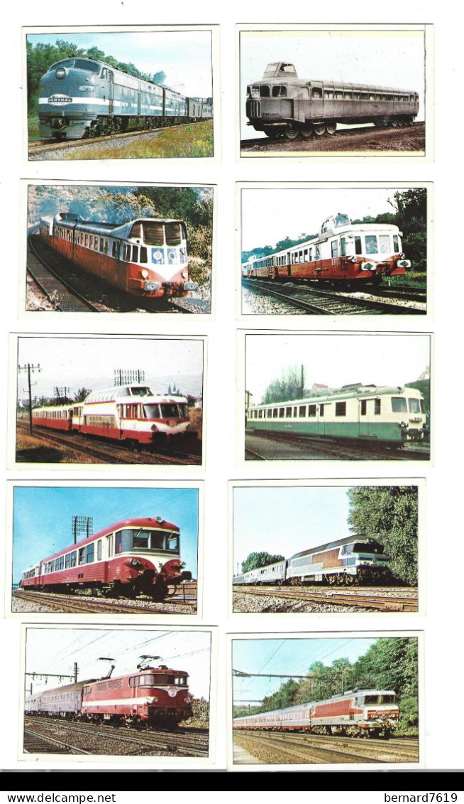 Image Vignette Auto - Collection La Vie Du Rail -l'histoire Des Chemins De Fer - 159-160-166-169-173-175-176-177-181-182 - Autres & Non Classés