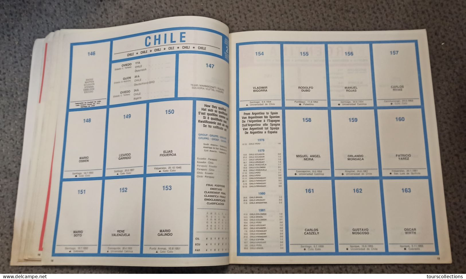 RARE ALBUM VIDE PANINI MONDIAL FOOTBALL 1982 en ESPAGNE ESPANA 82 World Cup Edition France - neuf avec traces d'humidité