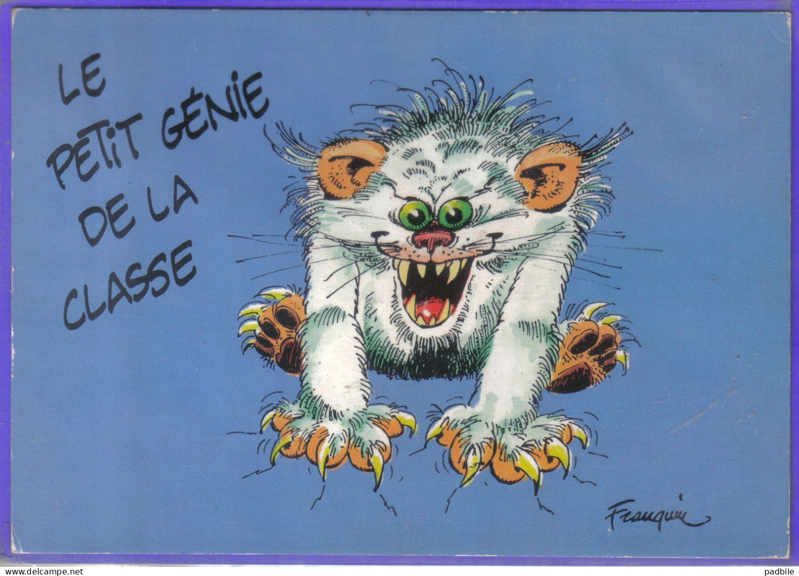 Carte Postale Bande Dessinée   Franquin  Au Bahut  N° 29  Très Beau Plan - Cómics