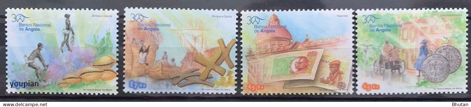 Angola 2006, National Bank Of Angola, MNH Stamps Set - Angola