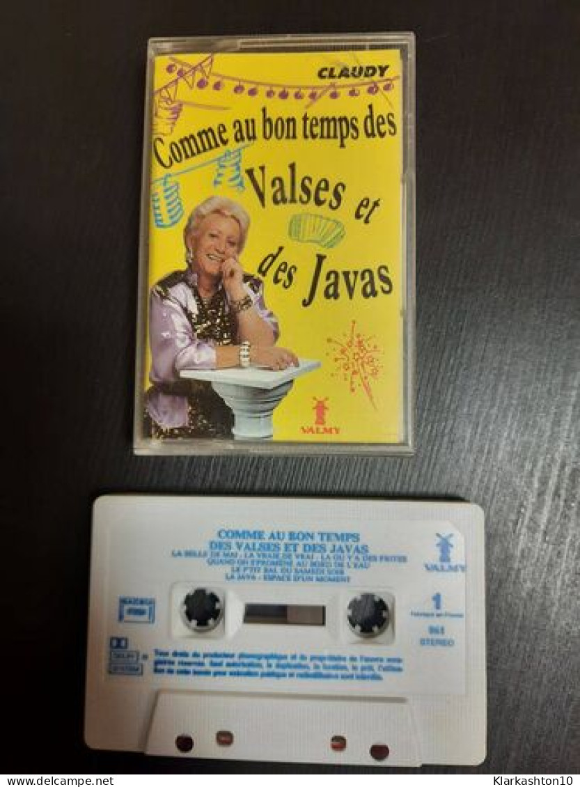 K7 Audio : Comme Au Bon Temps Des Valses Et Des Javas - Cassettes Audio