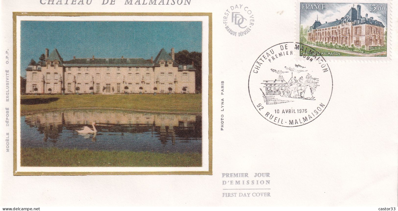 1er Jour, Château De Malmaison - 1970-1979