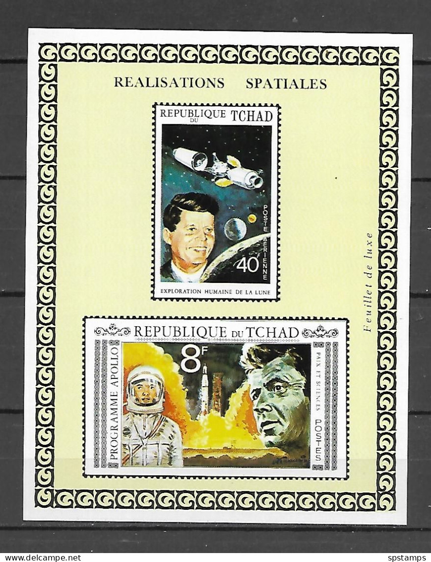 Chad 1971 Space Achievements IMPERFORATE MS #2 MNH - Afrique