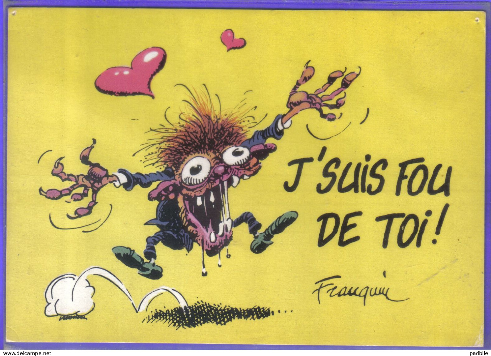 Carte Postale Bande Dessinée   Franquin  Les Monstres   N° 01  Très Beau Plan - Comics