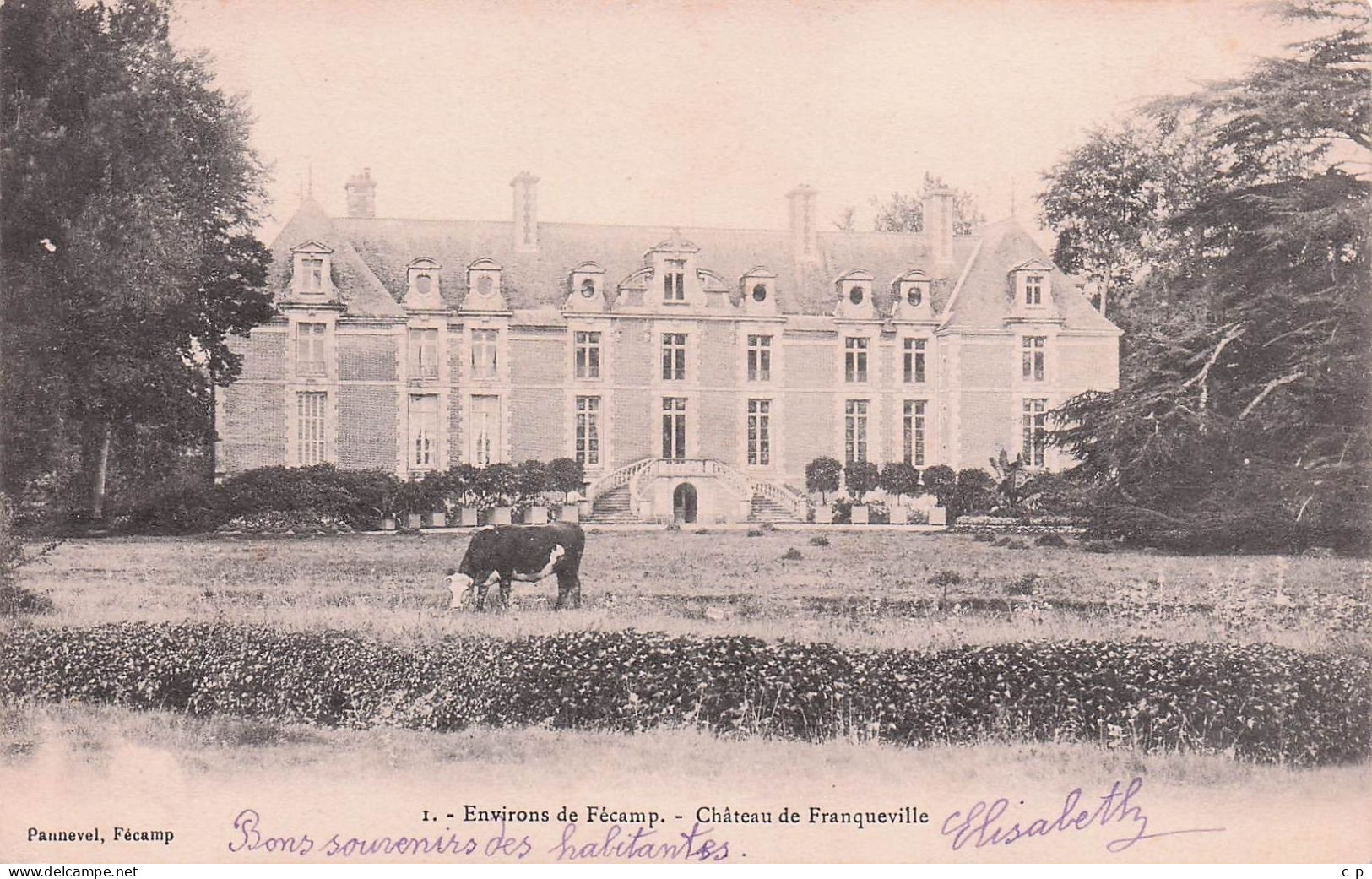Franqueville - Chateau  - CPA °J - Other & Unclassified