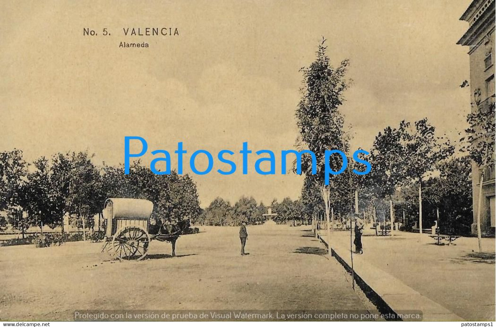 229238 SPAIN ESPAÑA VALENCIA LA ALAMEDA POSTAL POSTCARD - Other & Unclassified