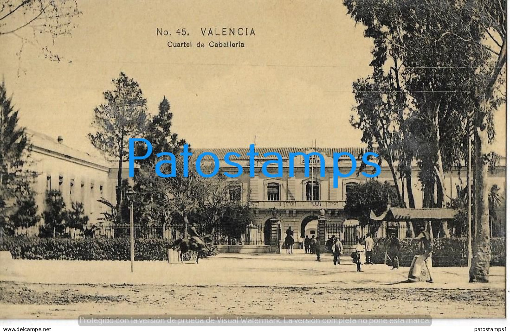 229241 SPAIN ESPAÑA VALENCIA CUARTEL DE CABALLERIA POSTAL POSTCARD - Other & Unclassified