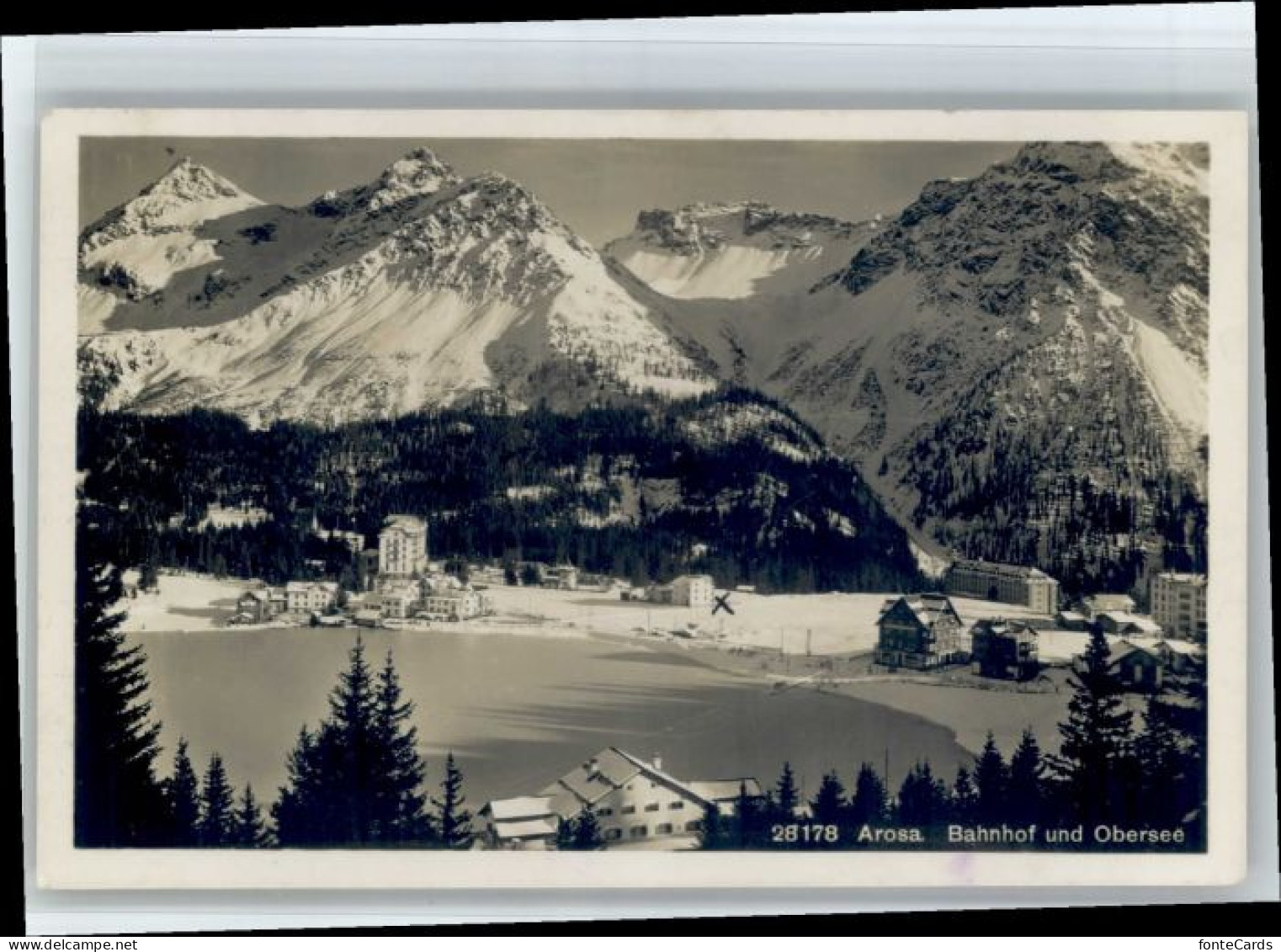 10719249 Arosa GR Arosa Bahnhof Obersee X Arosa - Autres & Non Classés