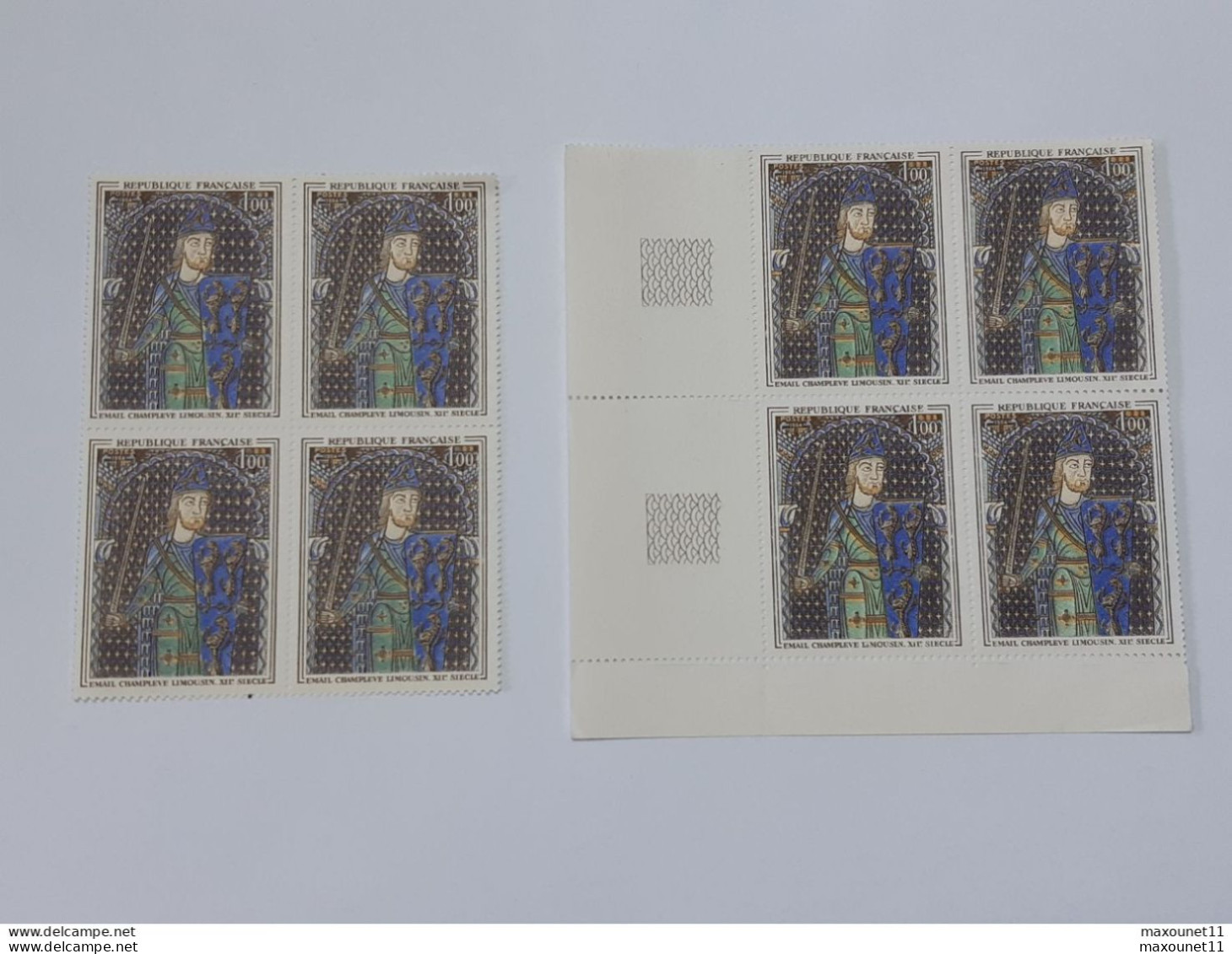 Lot de timbres 76 Polychromes de France neufs avec gomme sans charnières  .. Lot140 .