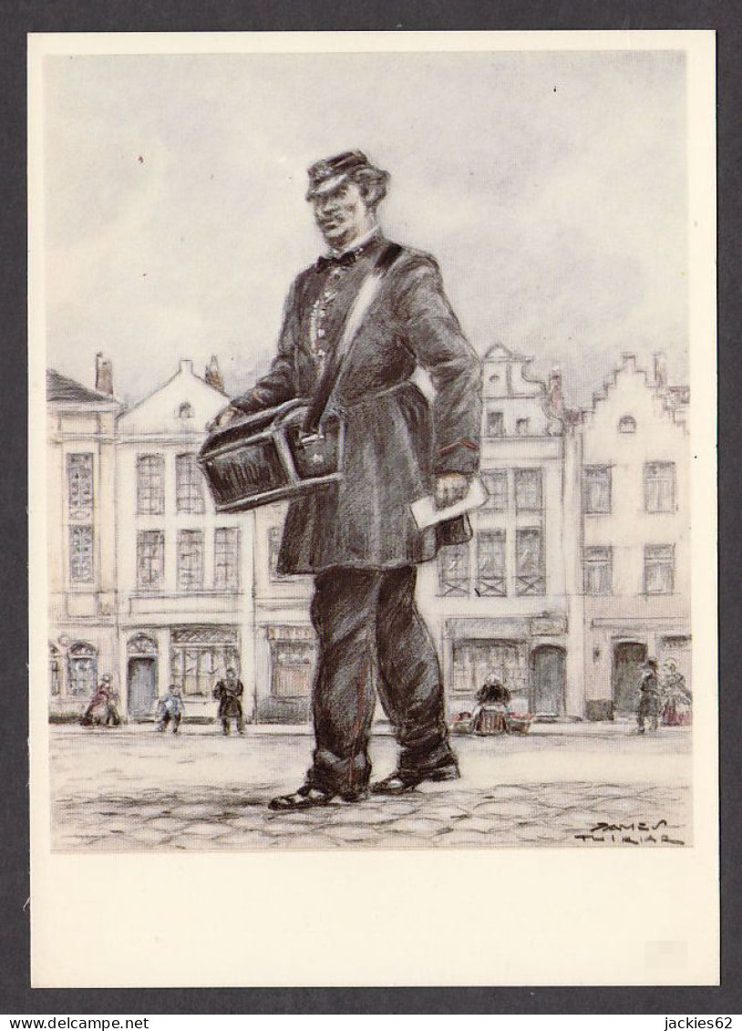 PT174/ James THIRIAR, *Facteur De Ville, 1855*, Bruxelles, Musée Postal (n'existe Plus) - Malerei & Gemälde