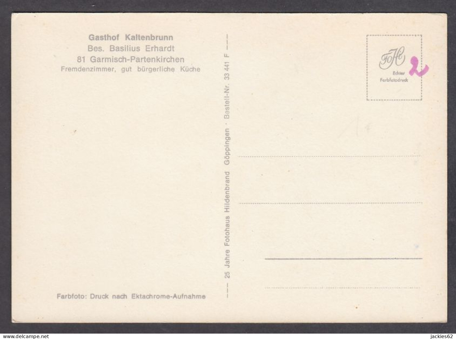 119670/ GARMISCH, Gasthof *Kaltenbrunn* - Garmisch-Partenkirchen