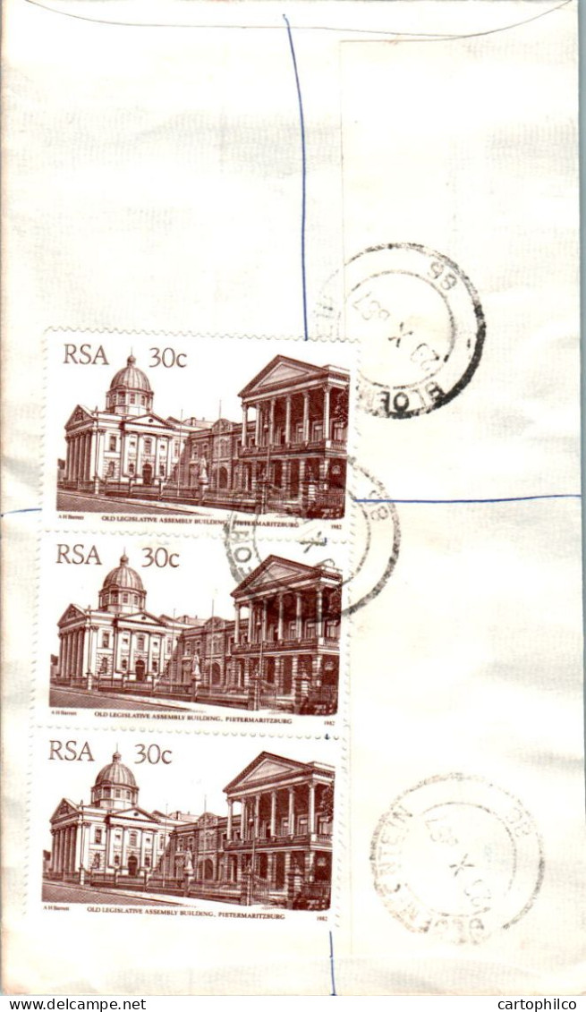 RSA South Africa Cover Bloemfontein  To Johannesburg - Briefe U. Dokumente