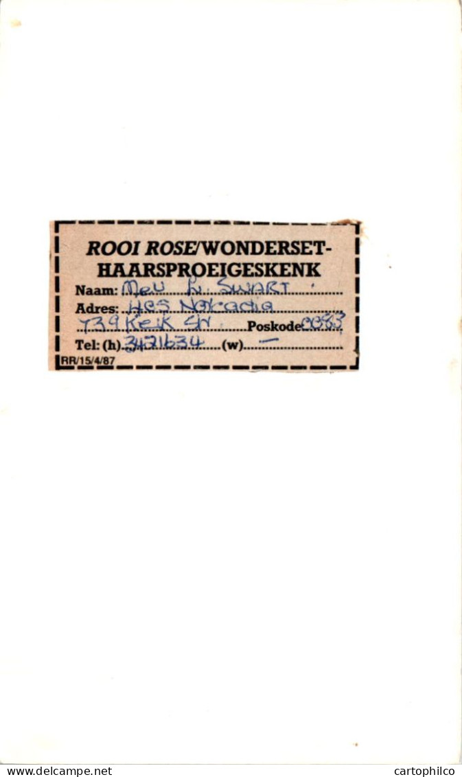 RSA South Africa Postal Stationery Dam To Doornfontein - Covers & Documents