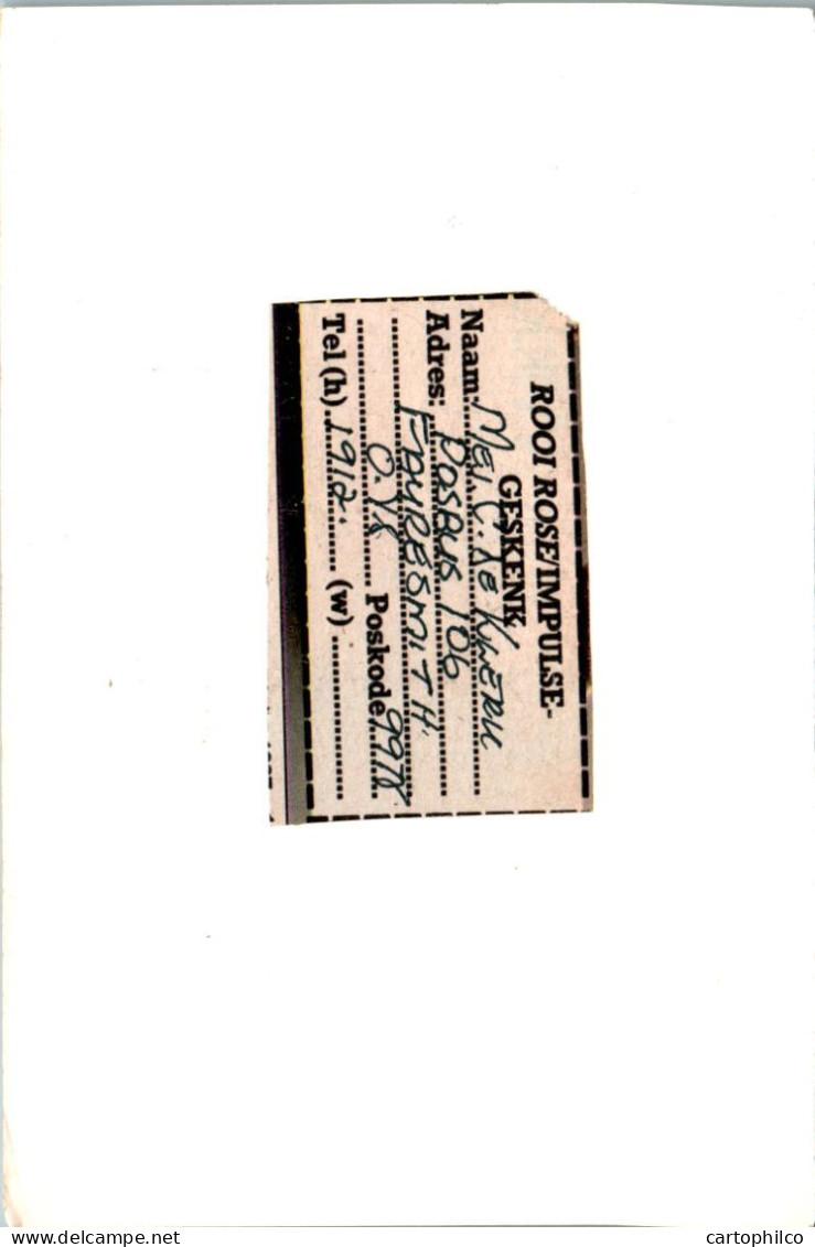 RSA South Africa Postal Stationery Dam To Doornfontein - Covers & Documents