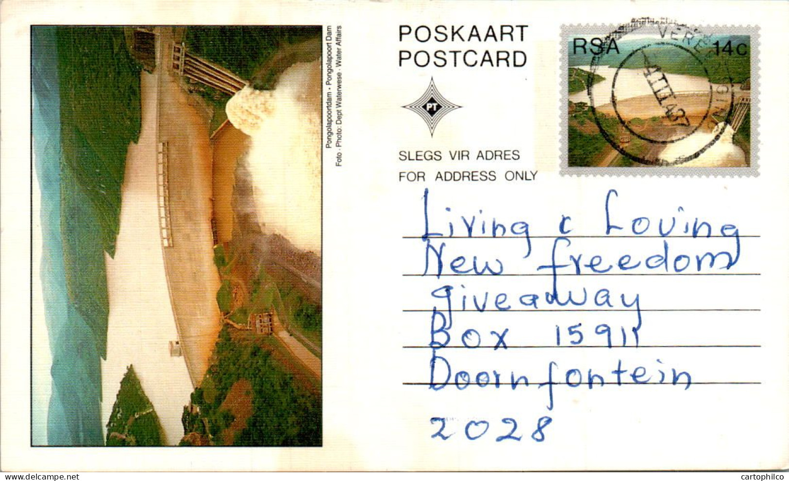 RSA South Africa Postal Stationery  To Doornfontein - Lettres & Documents