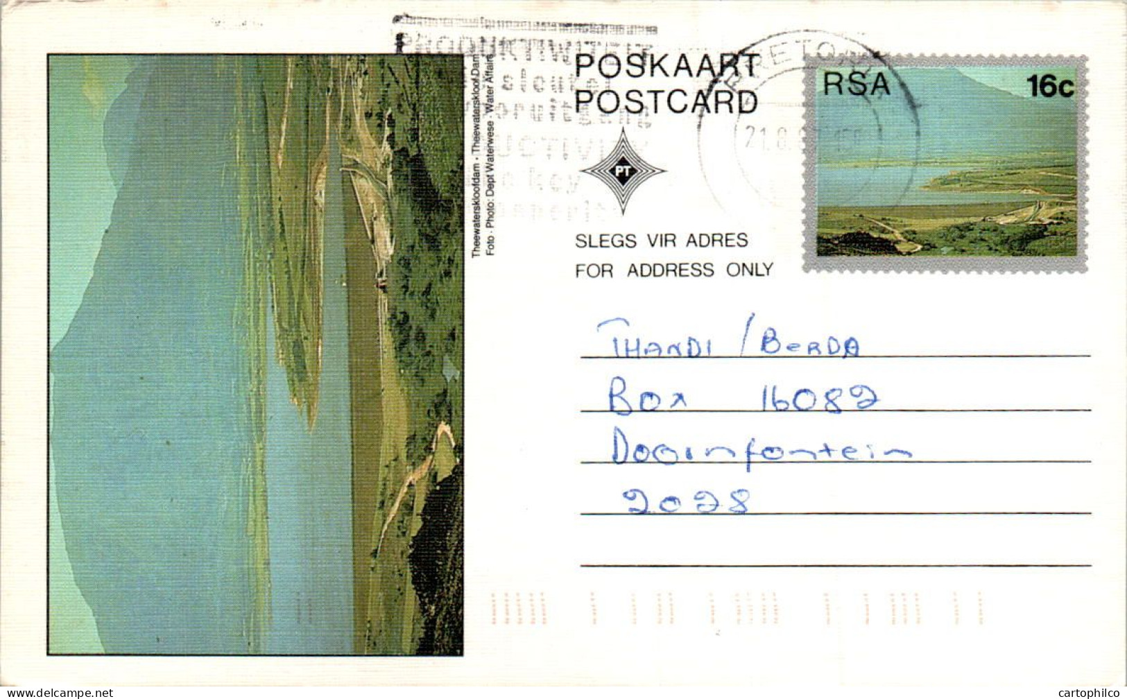 RSA South Africa Postal Stationery  To Doornfontein - Lettres & Documents