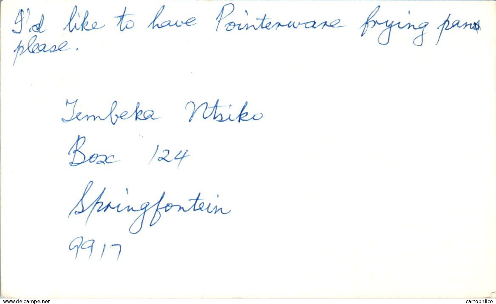 RSA South Africa Postal Stationery  To Doornfontein - Covers & Documents