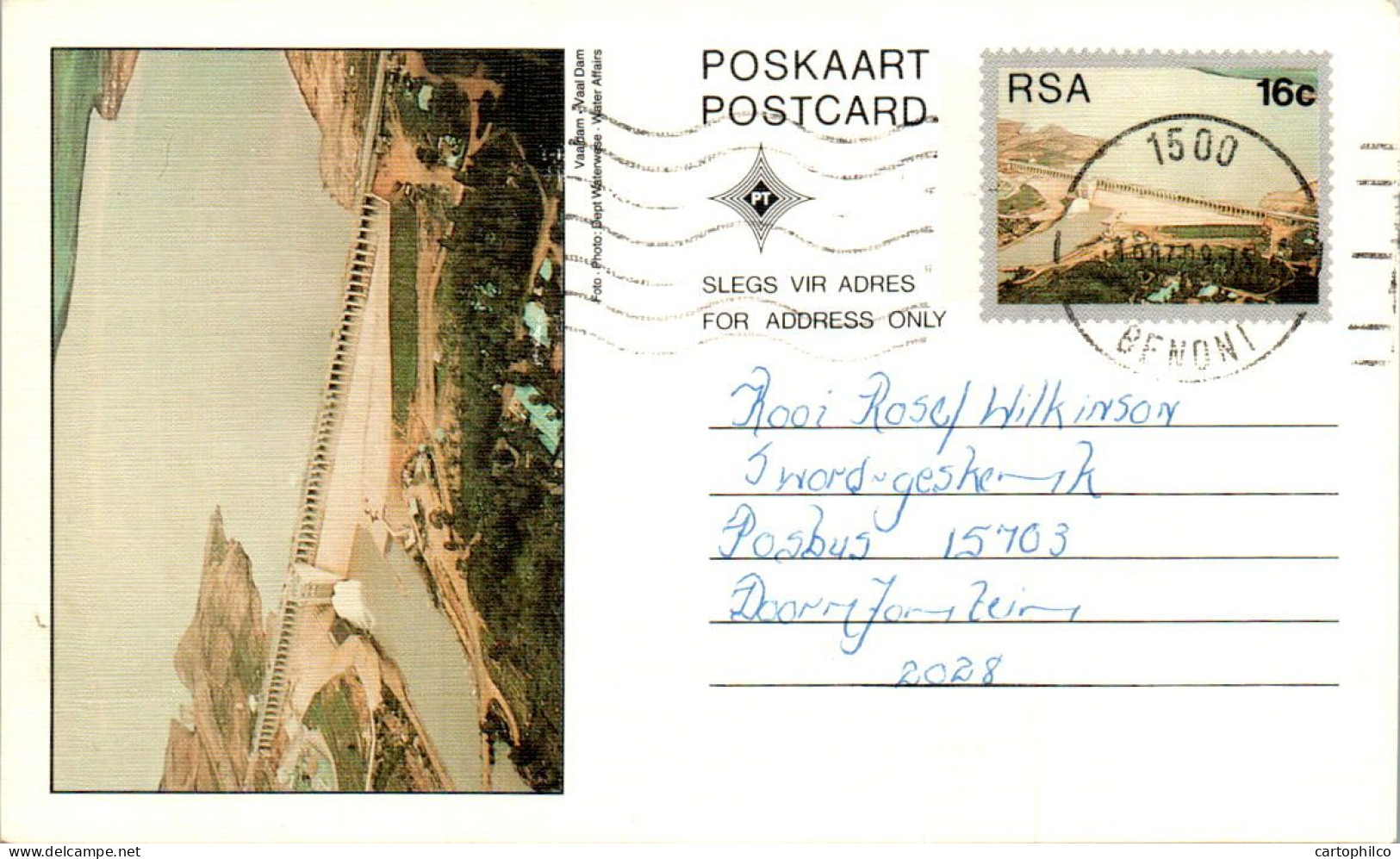 RSA South Africa Postal Stationery  To Doornfontein - Lettres & Documents