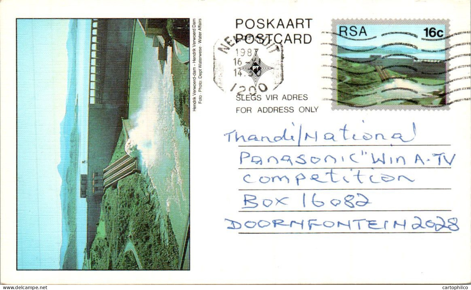 RSA South Africa Postal Stationery  To Doornfontein - Lettres & Documents