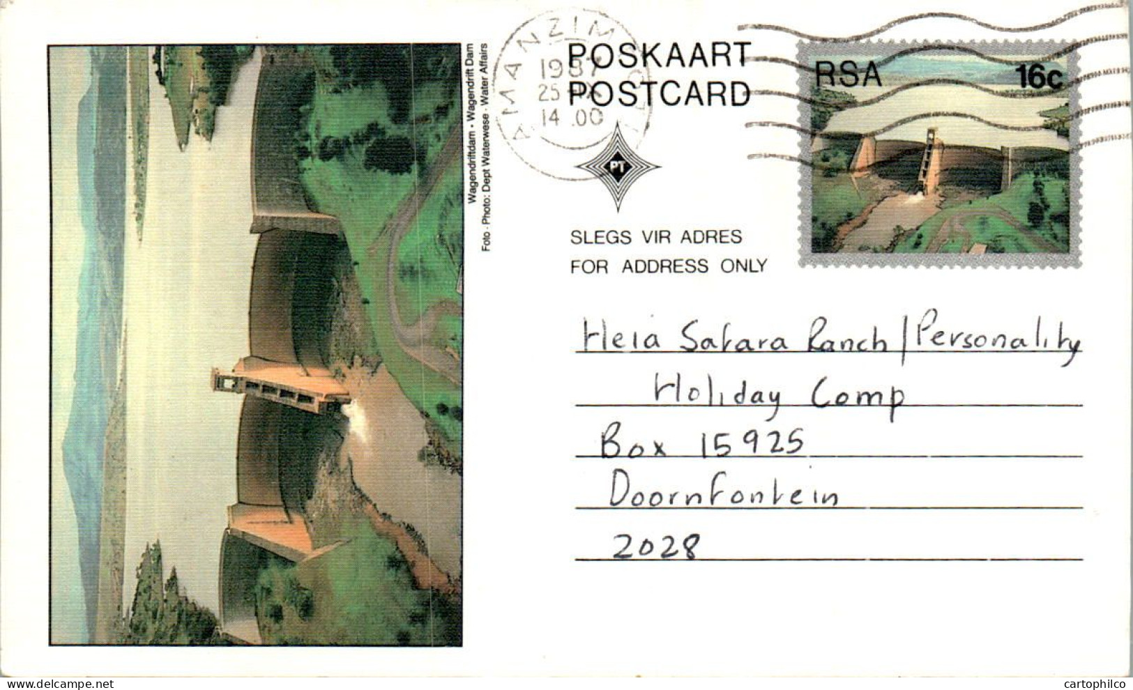 RSA South Africa Postal Stationery  To Doornfontein - Lettres & Documents