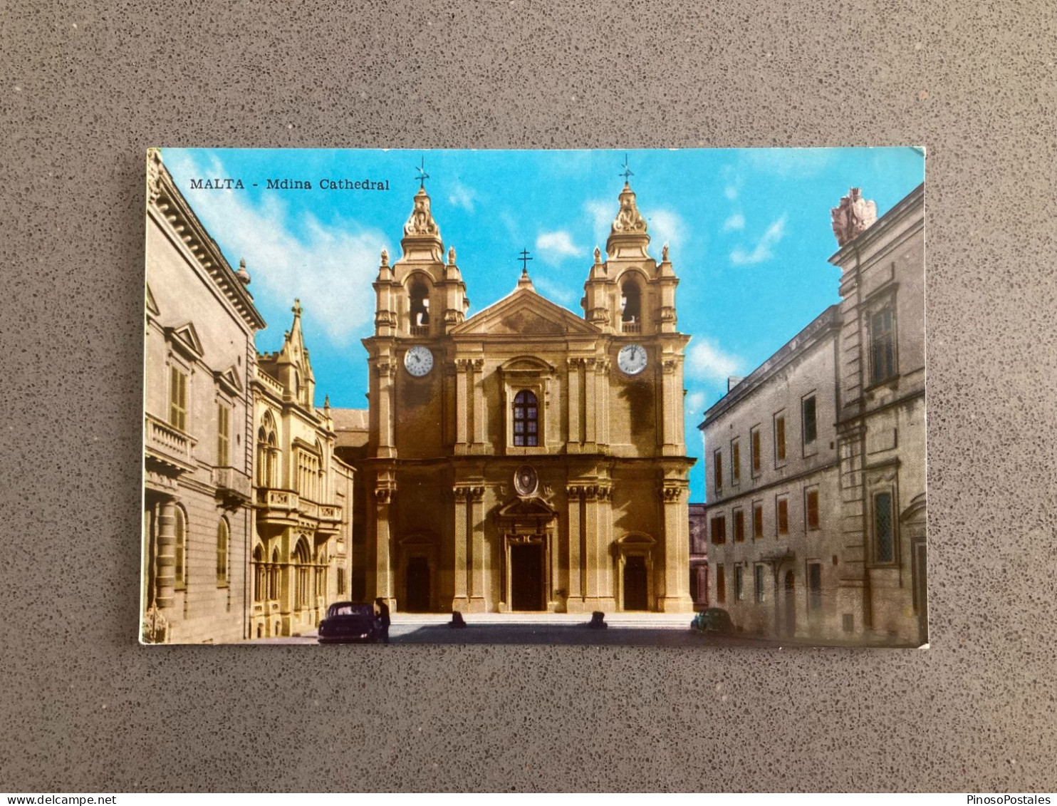 Malta Mdina Cathedral Carte Postale Postcard - Malte