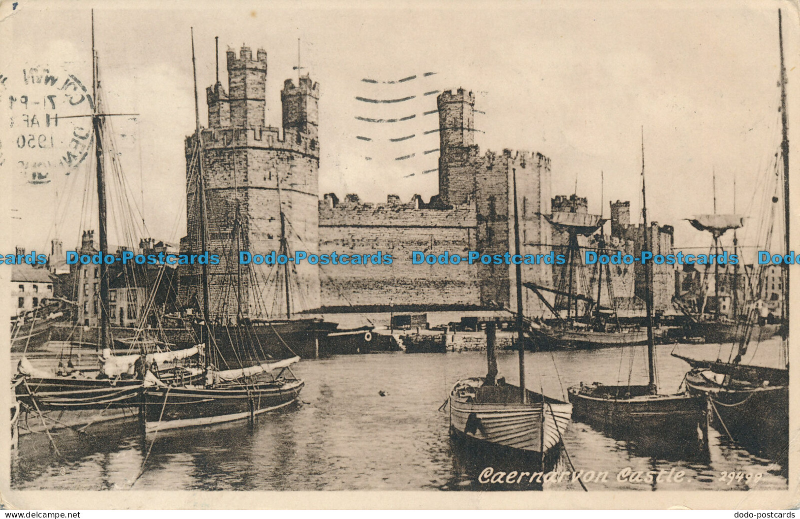 R109192 Caernarvon Castle. Frith. No 29499. 1950 - Welt