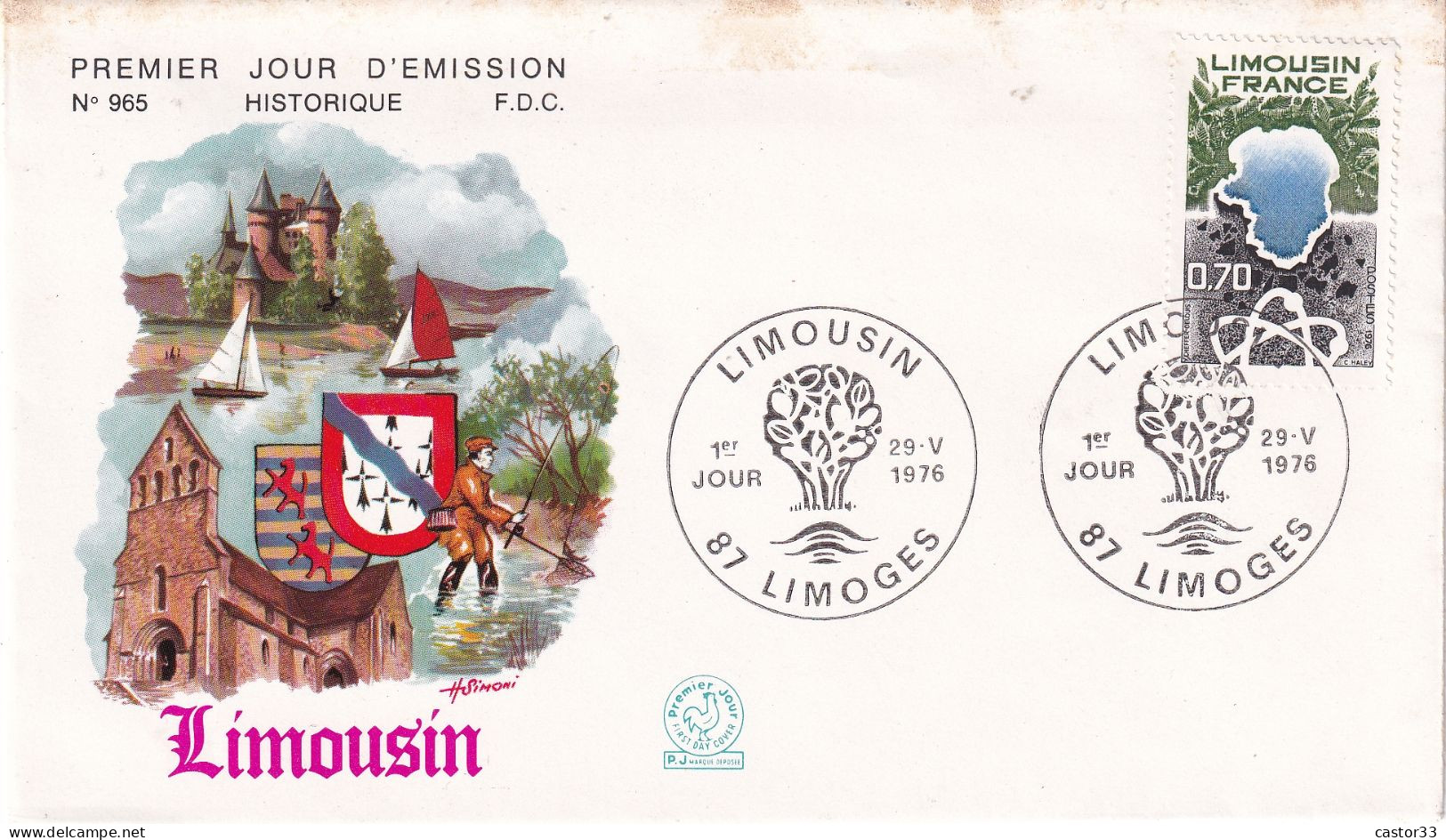 1er Jour, Région Limousin - 1970-1979