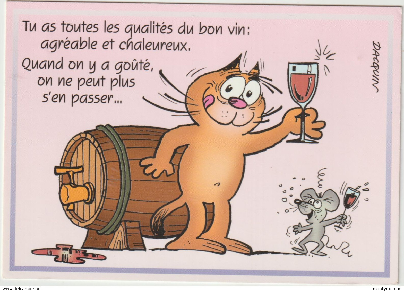 Humour :  Illustrateur  ,Dacquin , Chat - Humour