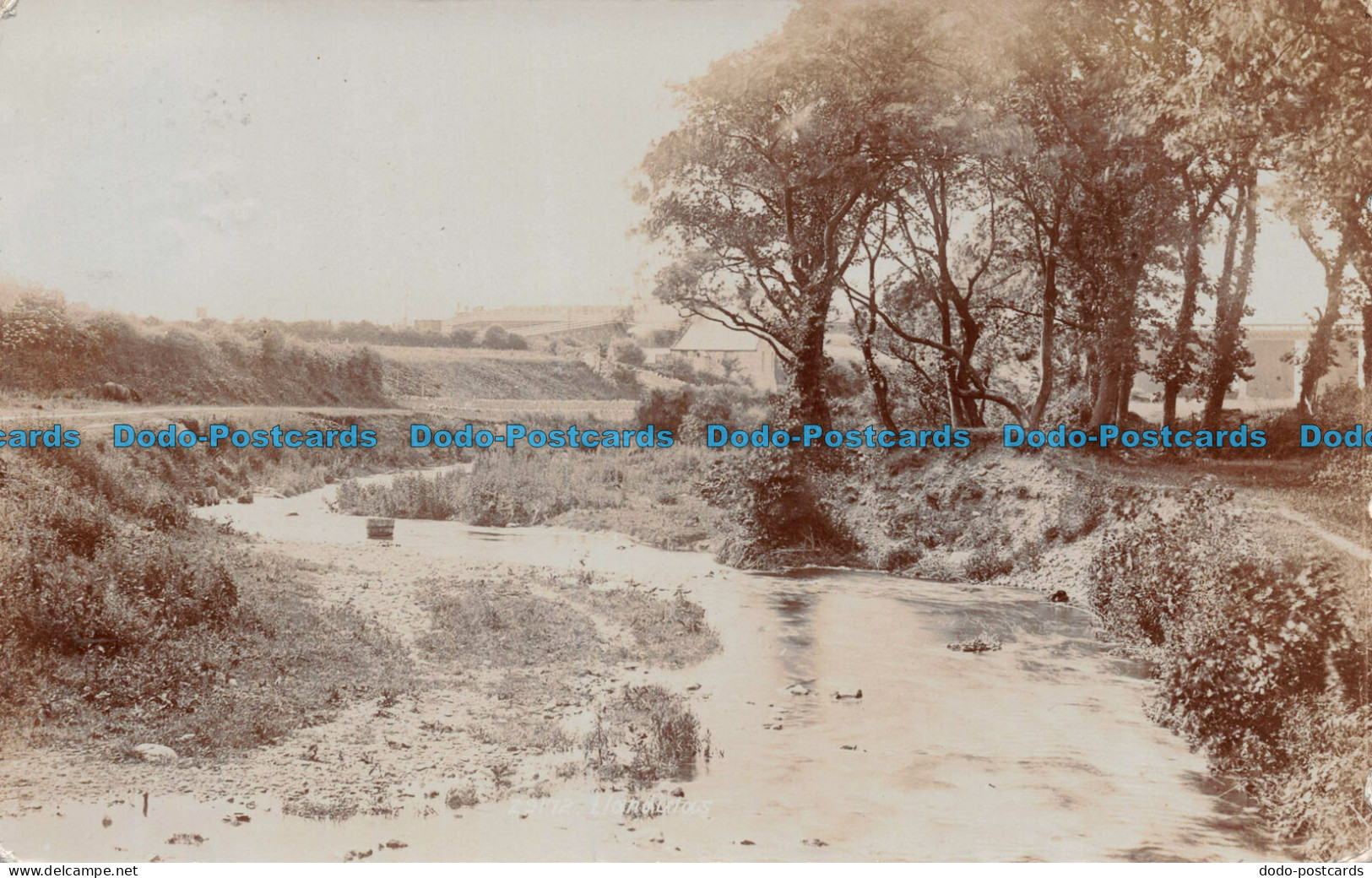 R108823 Old Postcard. Canal And Trees. Frith. 1913 - Welt