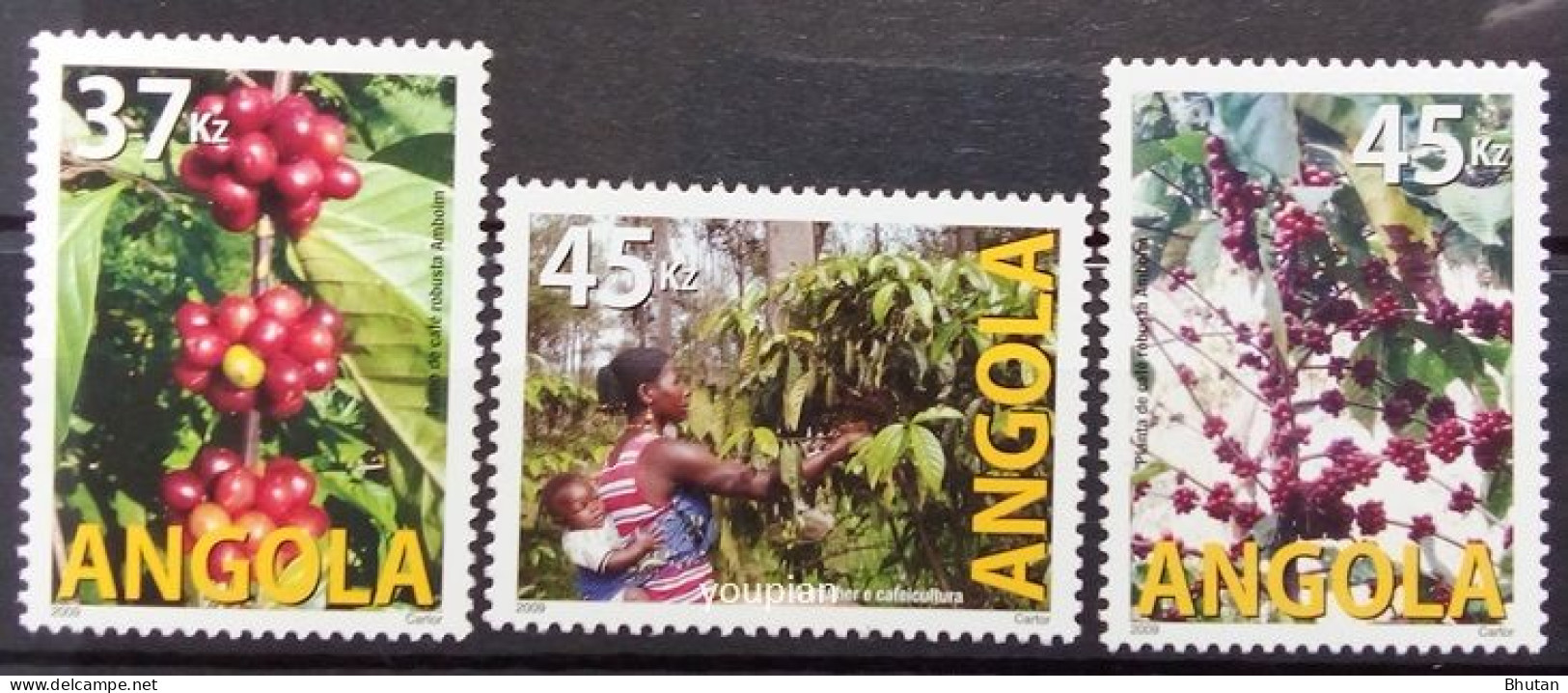 Angola 2009, Coffee Cultivation, MNH Stamps Set - Angola