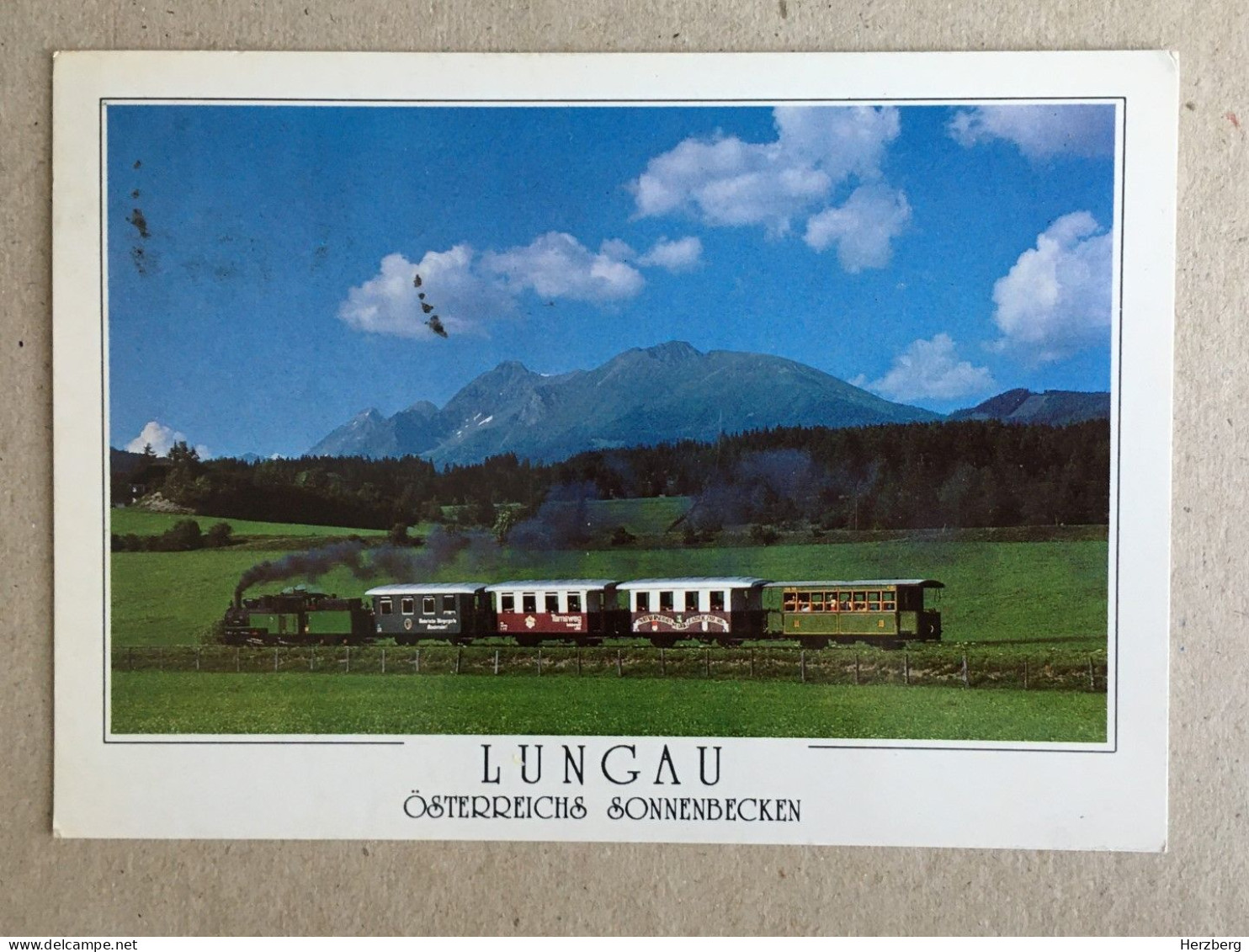 Austria Osterreich - Lungau Osterreichs Sonnenbecken Train Zug Chemin De Fer Eisenbahn Railway Steam Train - Other & Unclassified