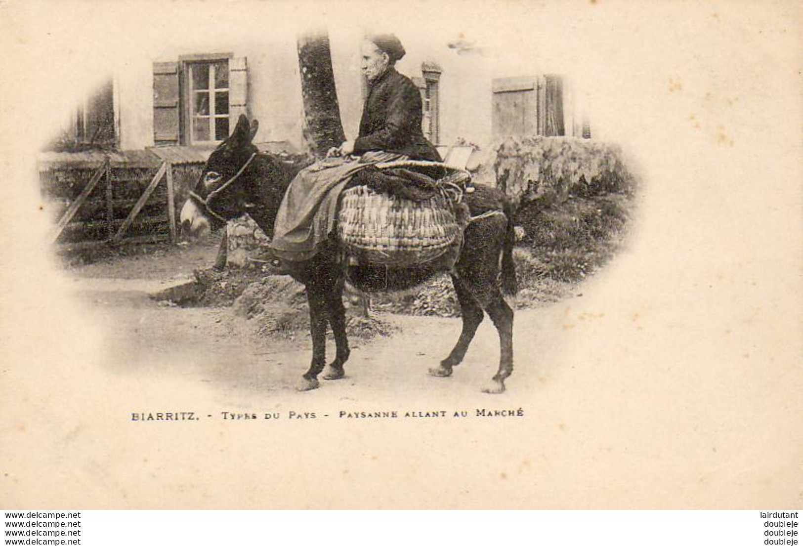 D64  BIARRITZ  Paysanne Allant Au Marché  ..... - Biarritz