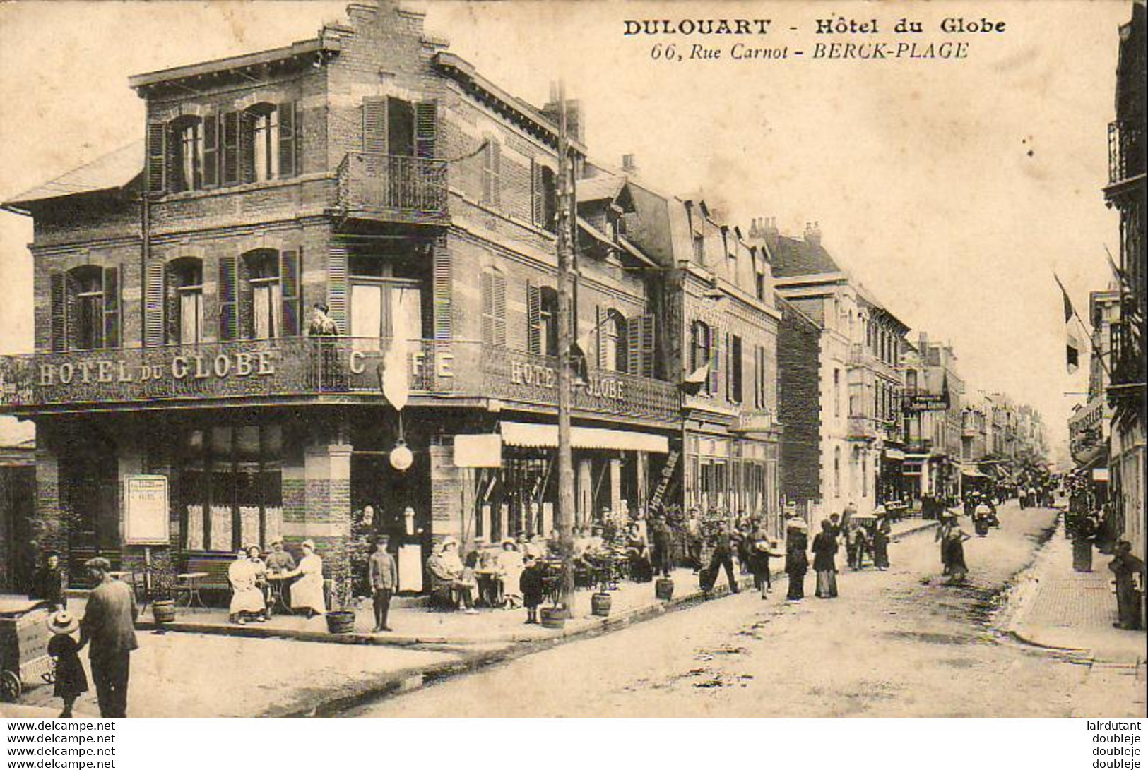 D62  BERCK PLAGE Hôtel Du Globe Dulouart - Berck