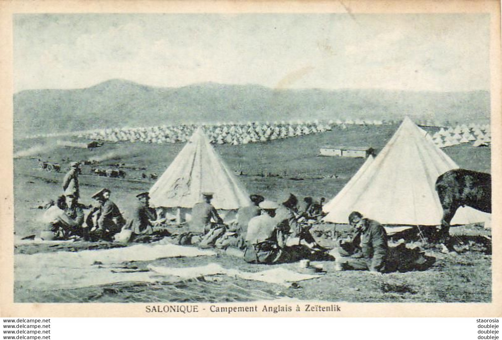 GRÈCE  SALONIQUE  Campement Anglais à Zeïtenlik - Grèce