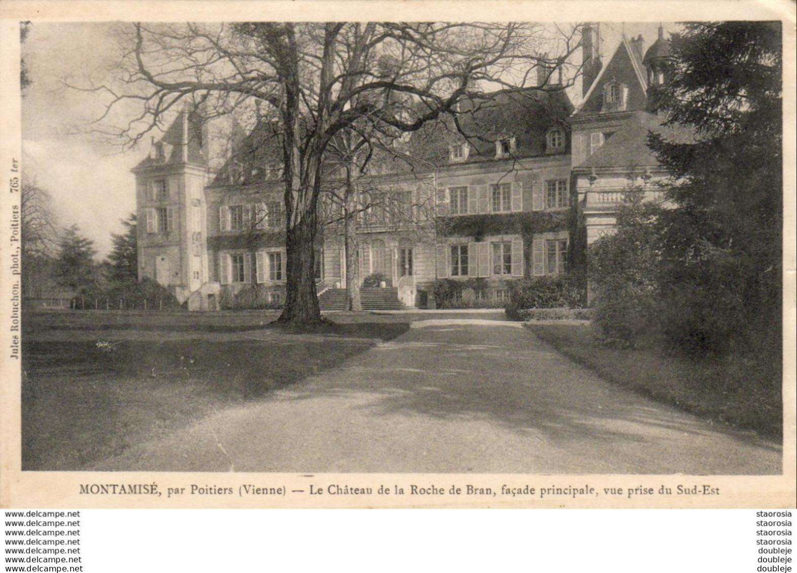 D86  MONTAMISE  Le Château De La Roche De Bran - Façade Principale - Vue Prise Du Sud Est - Andere & Zonder Classificatie