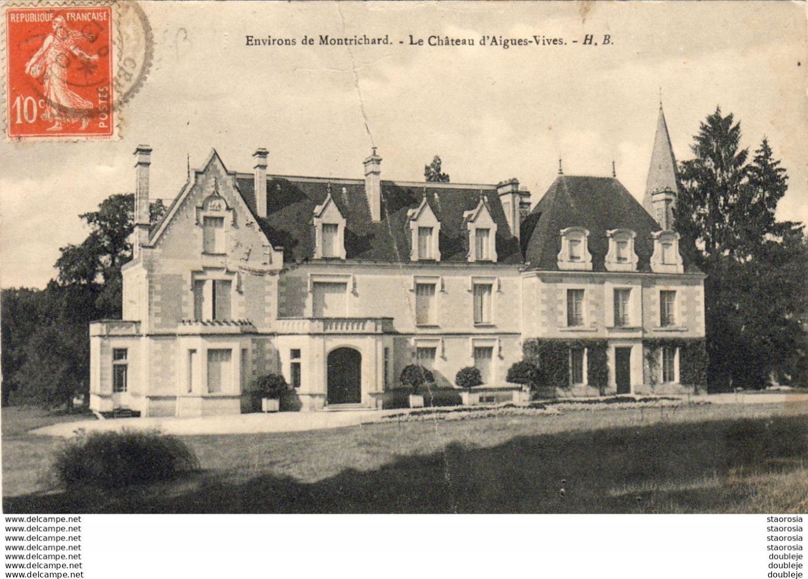 D41  MONTRICHARD   Environs Le Château D'Aigues Vives - Montrichard