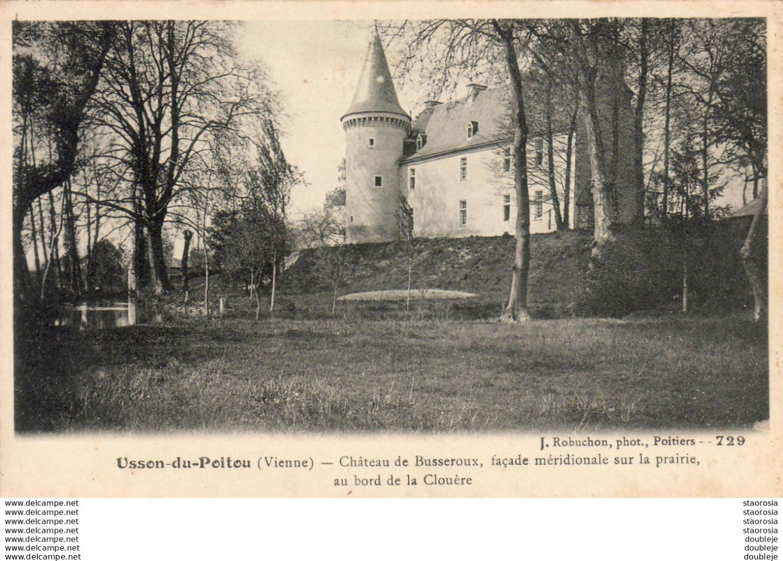 D86  USSON DU POITOU  Château De Busseroux - Andere & Zonder Classificatie