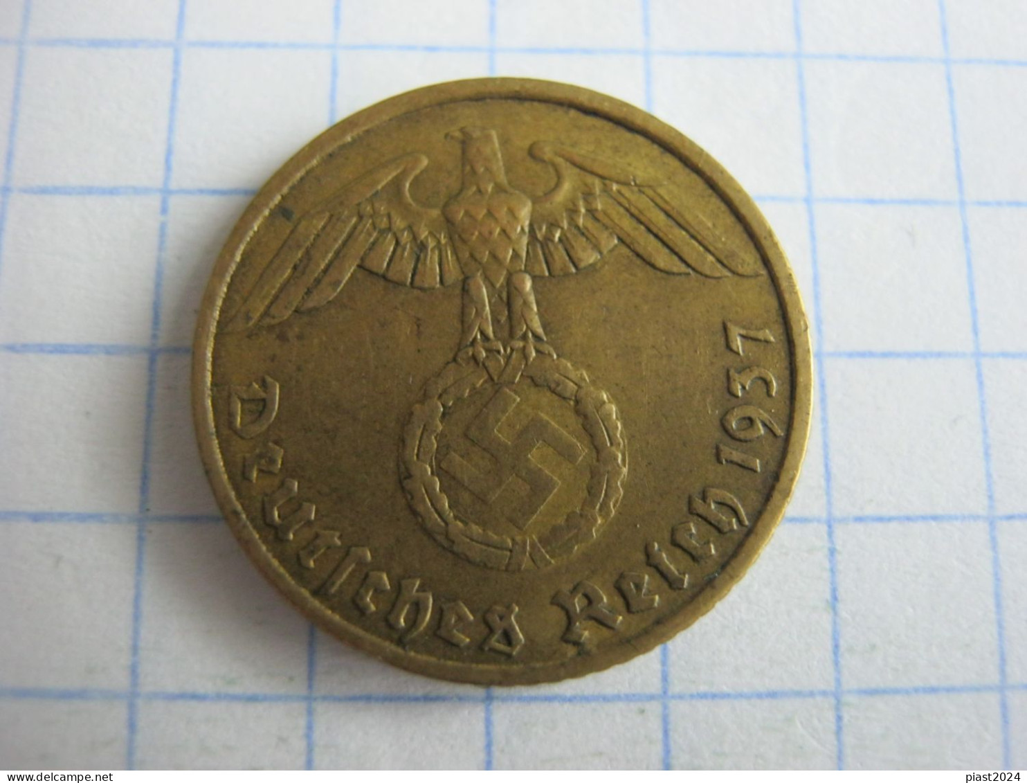 Germany 5 Reichspfennig 1937 A - 5 Reichspfennig