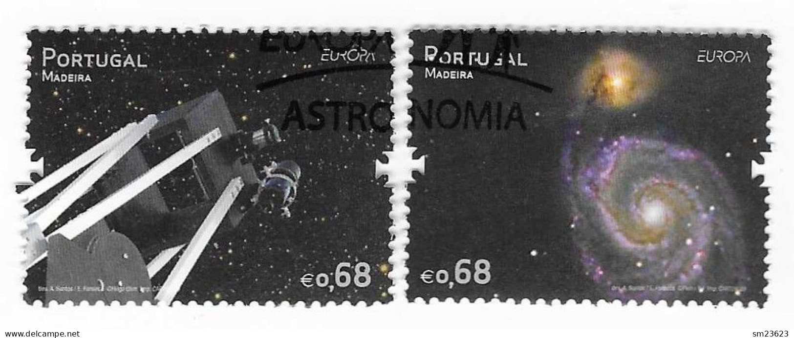 Portugal / Madeira  2009  Mi.Nr. 297 / 298 , EUROPA CEPT / Astronomie - Gestempelt / Feine Used / (o) - 2009