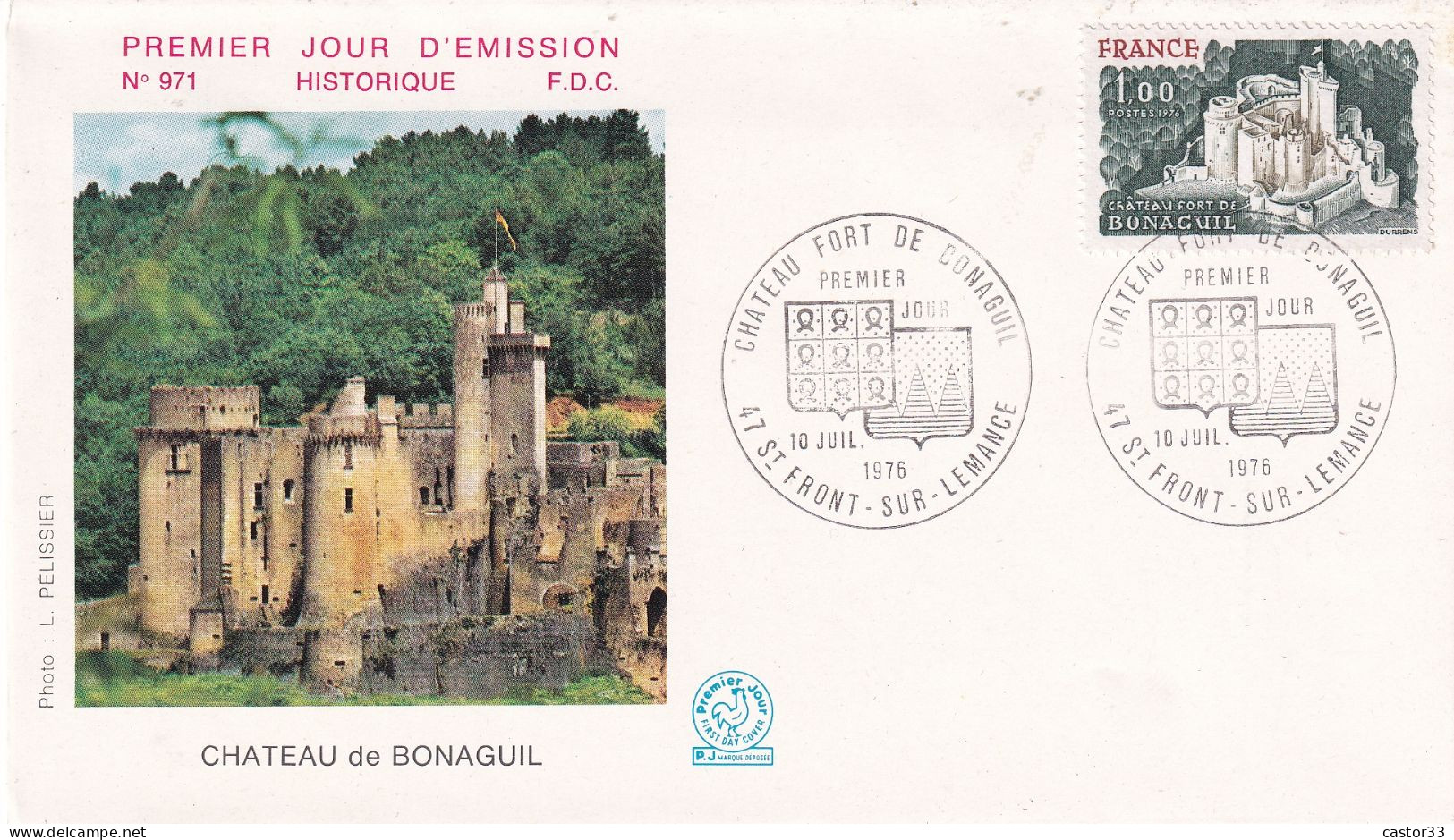 1er Jour, Château De Bonaguil - 1970-1979