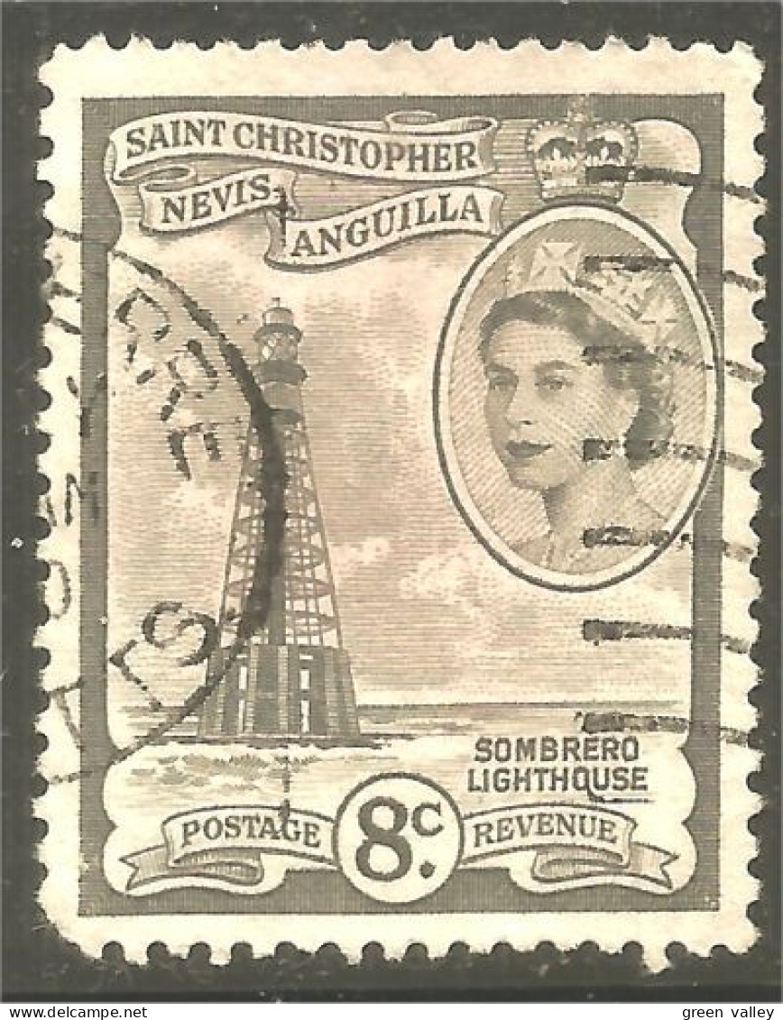 XW01-1481 St Christopher Nevis Anguilla Phare Sombrero Lighthouse Lichtturm Faro - Phares