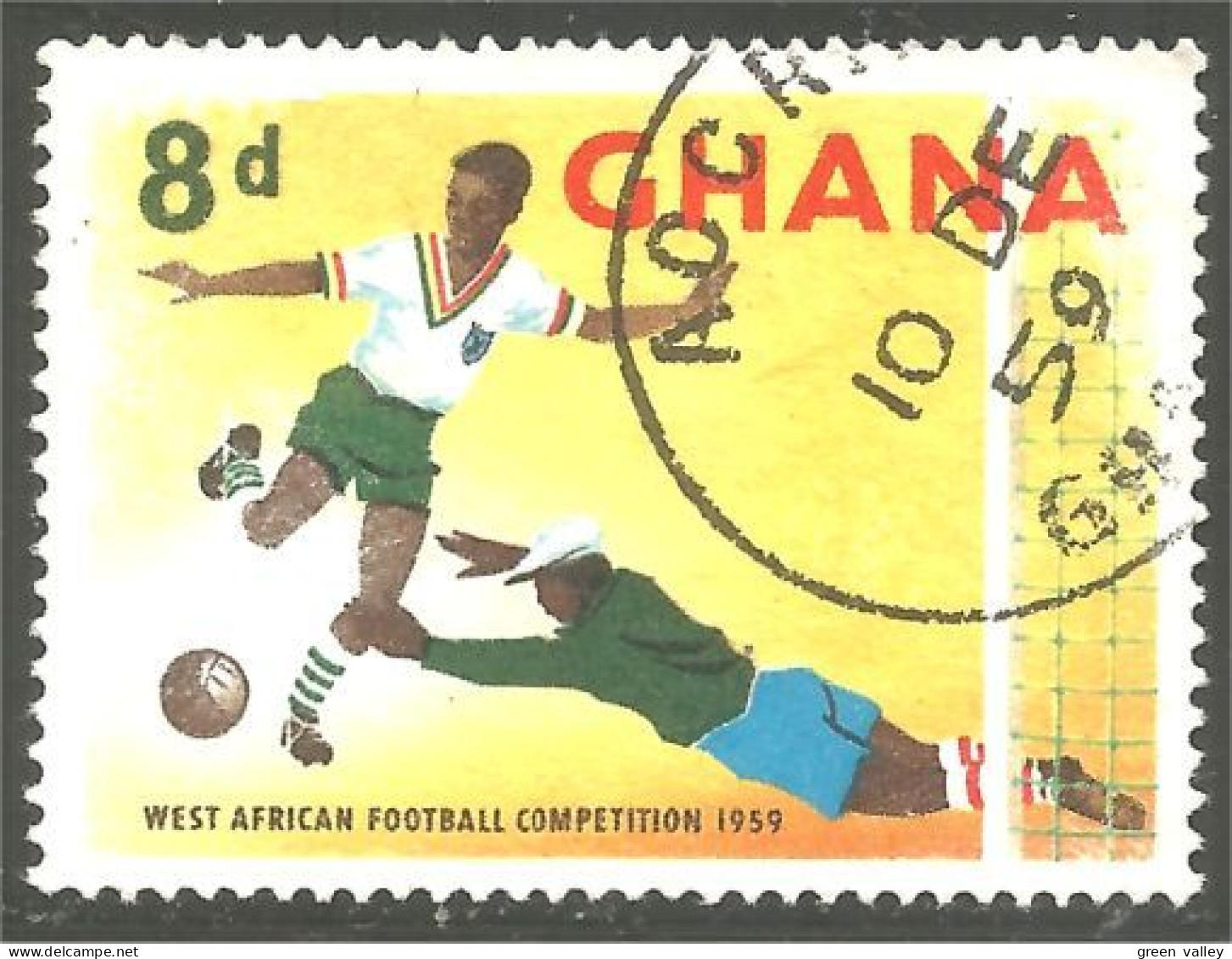 XW01-1314 Ghana Football Soccer - Gebraucht