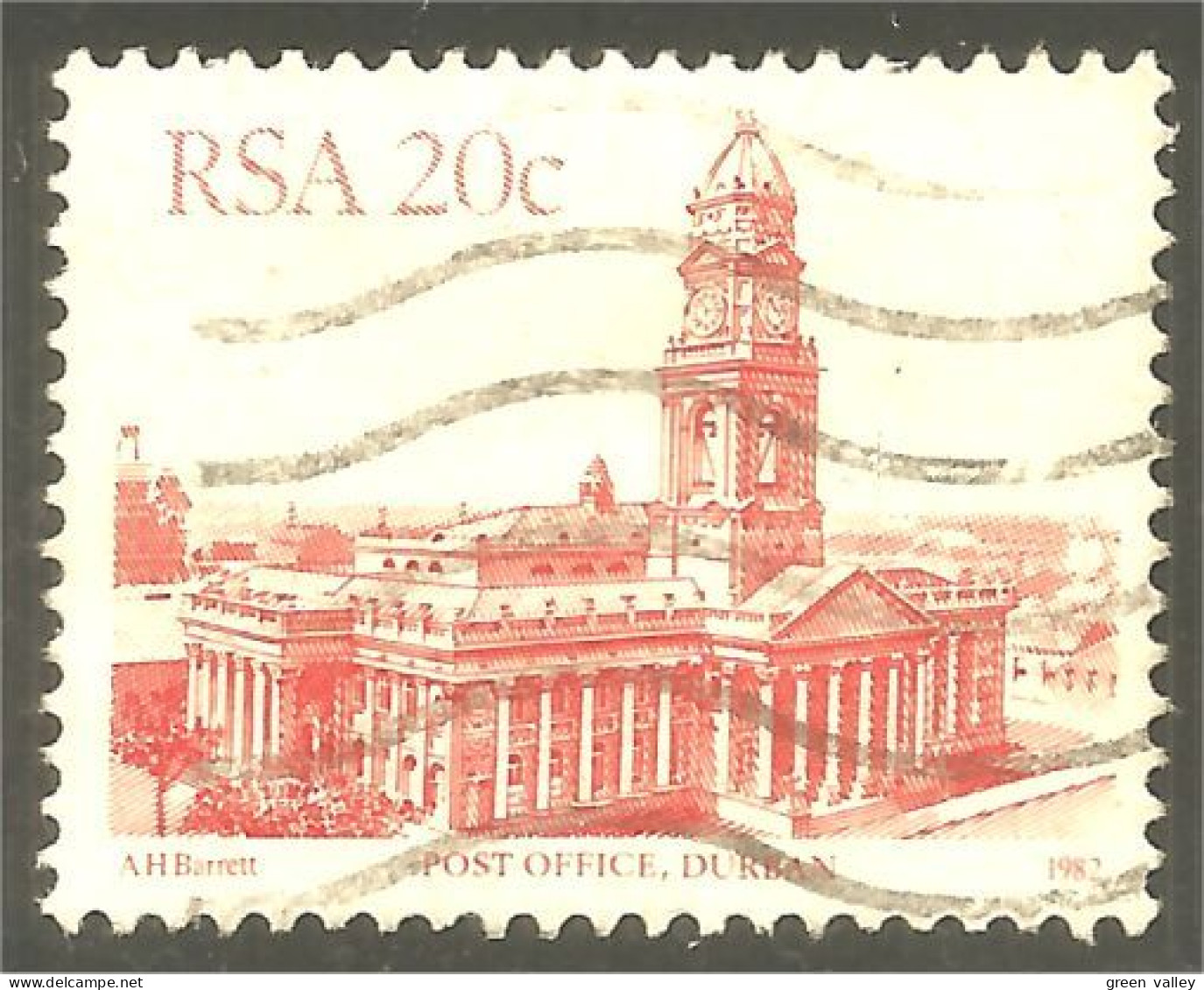 XW01-1256 South Africa Durban Post Office Bureau Postes - Oblitérés