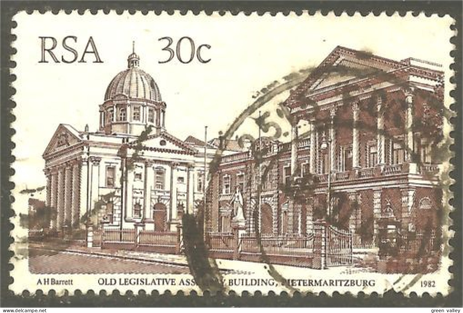 XW01-1259 South Africa Old Legislative Assembly Building Vieux Parlement - Oblitérés