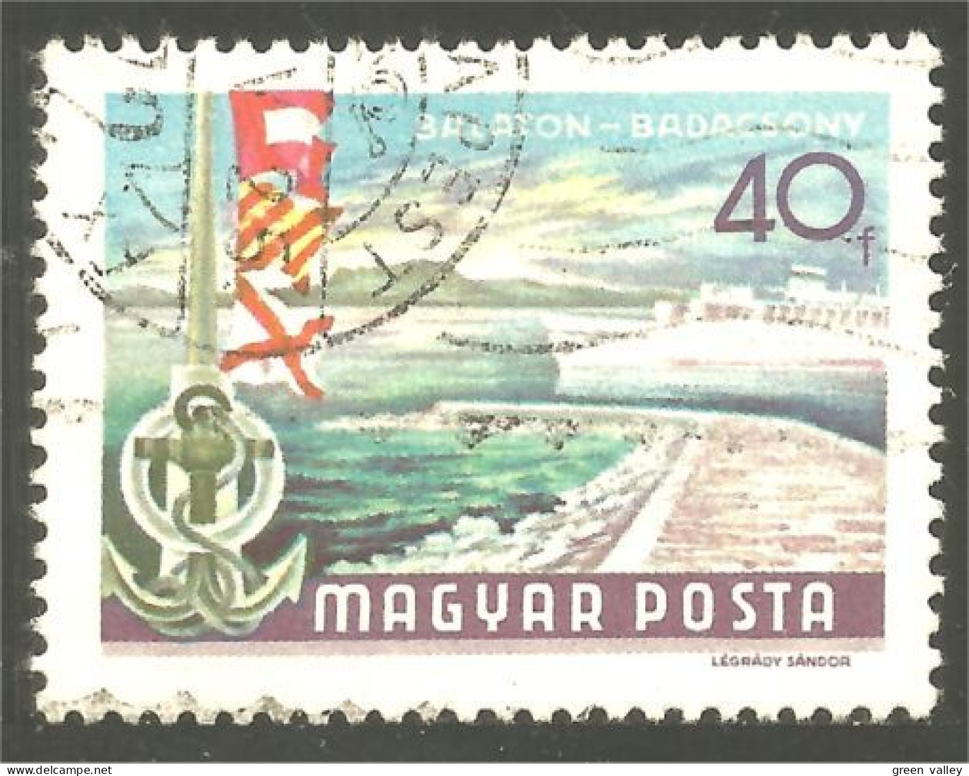 XW01-1141 Hungary Bateau Fleuve River Boat Danube Lac Balaton - Schiffe