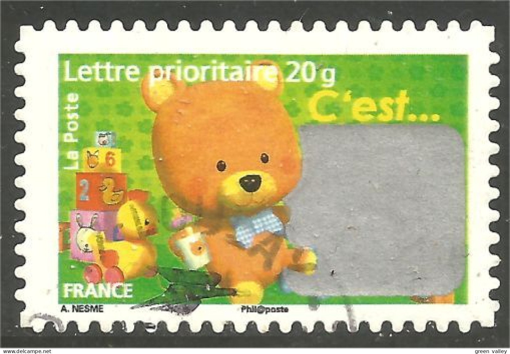 XW01-1110 France Ours Peluche Teddy Bear Bar Orso Oso Soportar - Ours